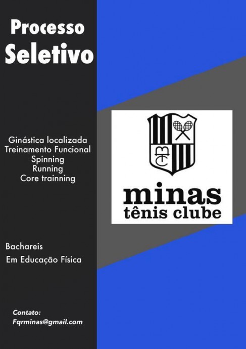 Processo Seletivo MINAS TENIS CLUBE