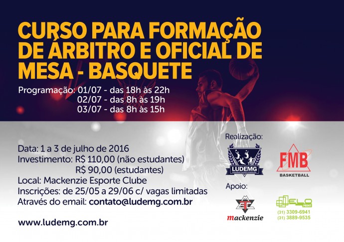 Oportunidade - Arbitragem Basquete