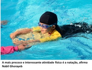 Nadar melhor atividade fisica precoce