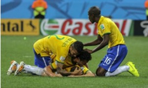 Brasil vence a Croácia de virada na abertura da Copa do Mundo.