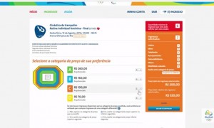 Passo-a-passo para fazer o pedido – Ingressos Rio 2016.