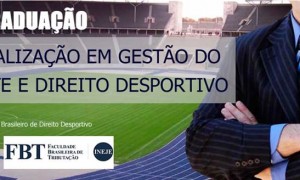Especialização em Gestão do Esporte e Direito Desportivo.