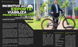 Incentivo ao Esporte é destaque na revista Iron Biker Brasil