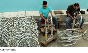 APAC do município de Lagoa da Prata monta 3 mil bicicletas por mês para indústria
