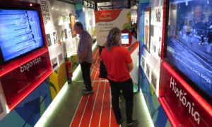 Observatório do Esporte de Minas Gerais visita museu itinerante sobre as Olimpíadas