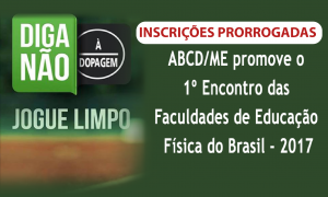 ABCD/ME promove o 1º Encontro das Faculdades de Educação Física do Brasil – 2017. Inscrições até 28 de abril