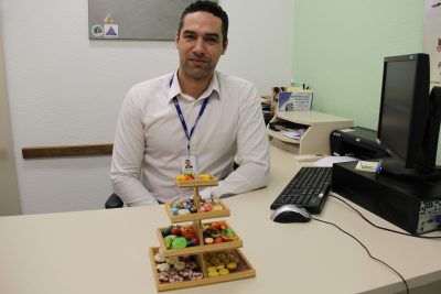 Marcus Ávila, nutricionista do Minas, proíbe os atletas de comerem alimentos com muito açúcar ou sódio. Foto: Felippe Drummond