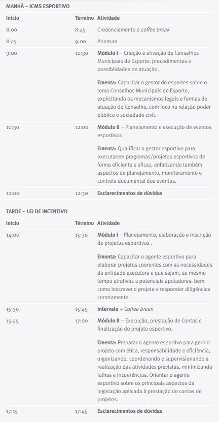Programacao seminario agosto