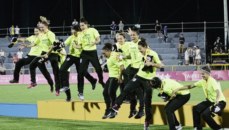 Seleção feminina universitária conquista medalha de ouro na Universíade - Foto: Divulgação CBDU