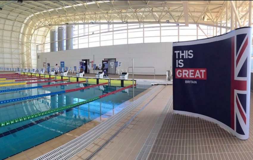 Evento teste da delegação britânica no Centro de Treinamento Esportivo da UFMG - Foto: Divulgação UFMG 