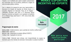 Cidade Administrativa recebe o 5º Seminário Minas Esportiva Incentivo ao Esporte