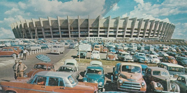 Mineirão na década de 60 - Reprodução: Mineirão