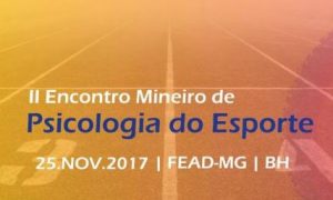 II Encontro Mineiro de Psicologia do Esporte