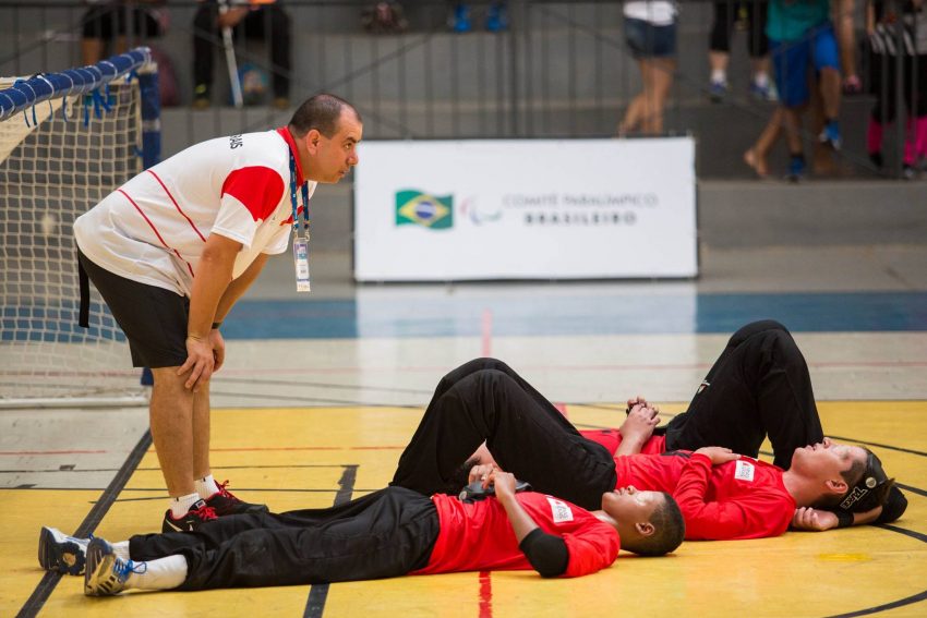 Goalball masculino conquista ouro nas paralimpiadas escolares 2015. (Foto: Acervo pessoal)