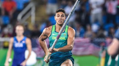 Thiago Braz foi o primeiro brasileiro na história a conseguir o ouro olímpico no Salto com Vara. Foto: Divulgação/COI