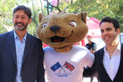 Vijay Rangarajan e Thomas Nemes estiveram presentes no evento "Reino Unido na Praça", que aconteceu em julho deste ano. Foto: Divulgação