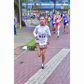 Livya Kezia, 15 anos e atleta do atletismo