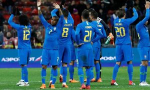 Brasil passa no primeiro teste pré-Copa e bate a Rússia por 3 a 0