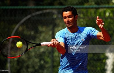 André Sá no French Open, em 2017.