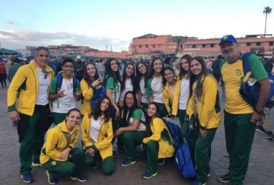 Delegação brasileira chega aos poucos em Marrocos Foto: CBDE