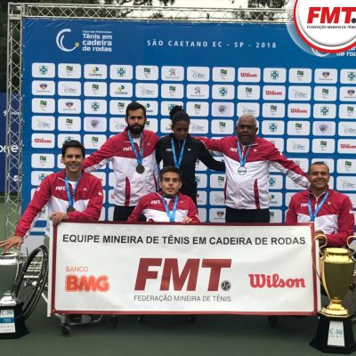 Delegação mineira campeã do torneio. Foto: Federação Mineira de Tênis