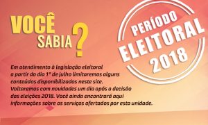 Informações sobre o período eleitoral
