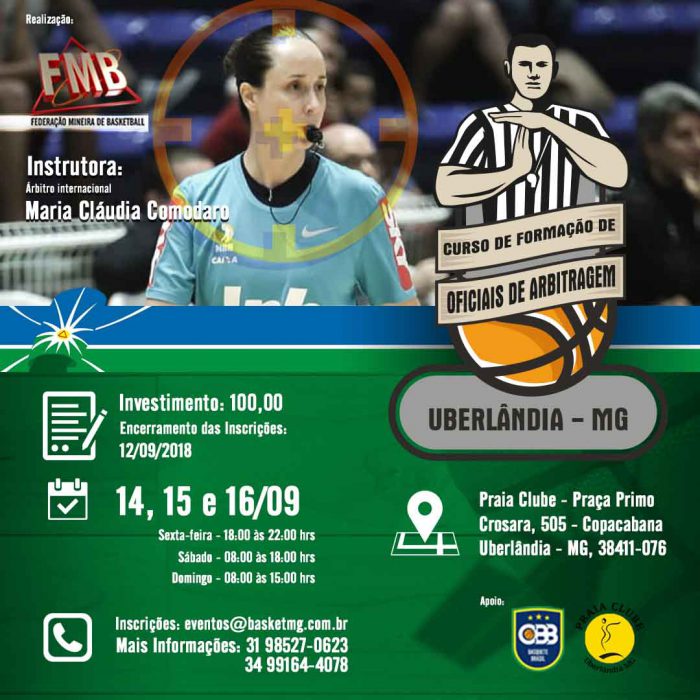 Curso de arbitragem de basquete uberlandia
