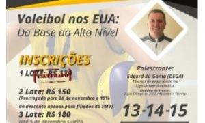 Inscrições abertas até 5 de dezembro para o Curso Voleibol para trabalhar nos Estados Unidos!