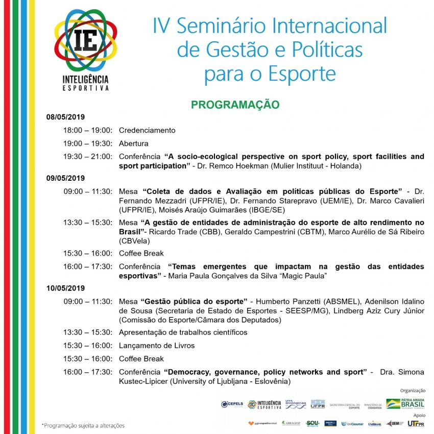 SEMINÁRIO INTERNACIONAL