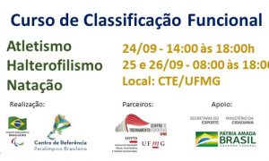 CTE/UFMG recebe Curso de Classificação Funcional Paralímpica