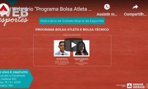 Webnário “Programa Bolsa Atleta e Bolsa Técnico”