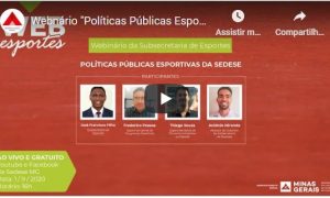 Webnário “Políticas Públicas Esportivas da Sedese”