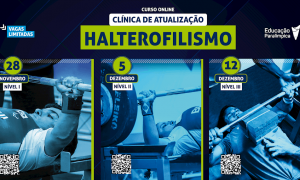 Comitê Paralímpico Brasileiro disponibiliza clínicas online para atualização de profissionais que trabalham com halterofilismo, natação e atletismo
