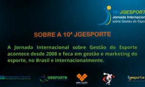10ª Jornada Internacional sobre Gestão do Esporte – 27/11/2020 – Sessão 1