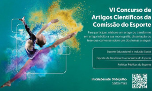 Inscrições abertas para o VI Concurso de Artigos Científicos da Comissão do Esporte da Câmara dos Deputados